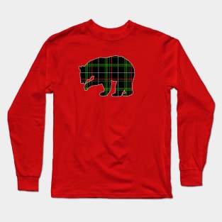 Plaid Bear Long Sleeve T-Shirt